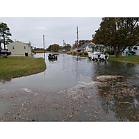 Williamsburg mid November high tide and Storm event image